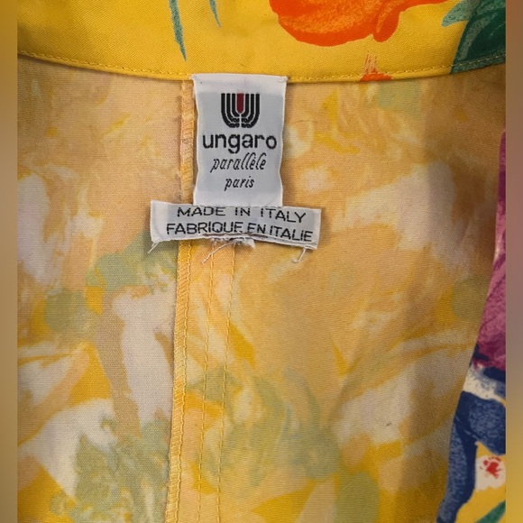 UNGARO🇮🇹 Vintage 1980s Italien Designer Double Breasted Skirt suit 🌹 - Picture 5 of 15